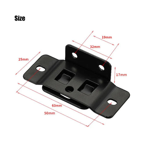 Heavy Duty Stainless Steel Furniture Joint Brackets Set For Quick Fitting Right Angle Corner Braces Rock Solid For Cabinets Drawers