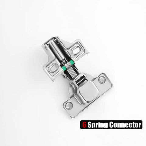 Black Cabinet Door Hinges 1/2 Inch Partial Overlay For Face Frame Cabinets With Door Bumper, Metal 20 Pack CH300 BK P20
