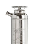 Retro Fire Extinguisher Bar Shaker Handmade Brass Nickel Plated Novelty Cocktail Mixer Fresh Fit Sick Construction Dope home bar tool with polished silver finish.