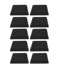 Premium Soundproof Foam Panels for Studio Acoustic Treatment and Noise Reduction Wall Tiles to Banish Echoes, pack of 10, black, 30x30cm