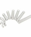 20 Piece Stainless Steel Micro Compression Springs Set With 0.7mm Wire Diameter And 6mm Outer Diameter Lengths From 5mm Through 50mm
