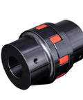 Flexible Elastic Coupling For CNC Motors And Ballscrews 12 To 22 Mm Clamp Type Heavy Duty Pro Grade Plum Steel Aluminum Stainless Options For Smooth Torque Transfer And Vibration Damping, black clamp coupling