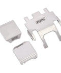14g Stainless Steel Skid Plate Chassis Armor And Axle Protector For TRX4M 1x18 RC Crawler Upgrade parts displayed