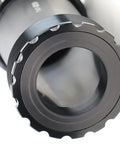 Close-up of a Road Bike T47 Bottom Bracket With Ceramic Bearings For 24 29 30 Mm Crank Spindle Threaded Internal External BB