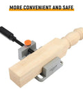 Beefy 2.5 Inch Quick Release Drill Press Vise for Drilling Machine and Milling Projects, Portable Bench Clamp Vise with Rapid Adjust, Heavy Duty Tabletop Vise for Precision DIY Woodworking and Crafts, aluminum vise holding wood blank