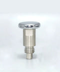 Badass Spring Plunger With Fine Thread M10x1 And Coarse Thread M8 Index Bolt Pin Screw showcasing a steel locking pin for heavy machinery.