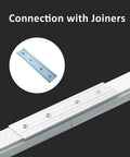 Connection joiners for Heavy Duty Ceiling Curtain Track System For Room Dividers And Blockout Curtains 3 To 6 Foot Aluminum Sliding