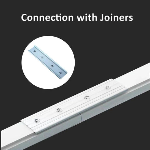 Connection joiners for Heavy Duty Ceiling Curtain Track System For Room Dividers And Blockout Curtains 3 To 6 Foot Aluminum Sliding