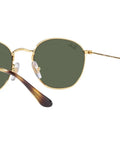 Front view of Kids Round Sunglasses Rob RJ9572S Gold Frame With Grey Gradient Polar Lenses Junior Size XX Small For Narrow Faces 48 mm