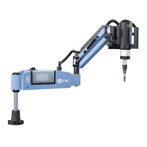 Heavy Duty Electric Tapping Machine With A Beefy 600W Servo Motor And Slick Flexible Arm for threading metal fasteners.