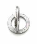 Heavy Duty Self Locking Washer Set M3 To M18 304 Stainless Steel Internal Teeth Lock Washers showing teeth detail