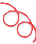 Dead Nuts Reliable 78 Inch Flexible Curve Template For Woodworking and Profiling, red polymer contour guide strips, bends easily.