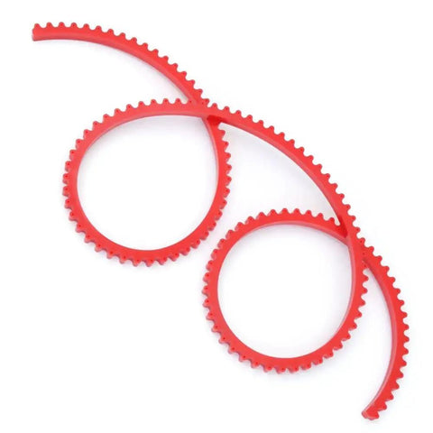 Dead Nuts Reliable 78 Inch Flexible Curve Template For Woodworking and Profiling, red polymer contour guide strips, bends easily.