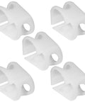 Five Pack Plastic Tubing Clamps For One Quarter To One Half Inch Tube OD Adjustable Hose Shut Off Clamps For Water Flow Control Hose Clips