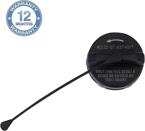 Jeep Wrangler Fuel Tank Filler Cap Gas Cap Direct Fit Replacement For 2003 Through 2018 JK And 2003 Through 2006 TJ Models Replaces 52100552AG 52030387AB 52030387AA Easy Install Click To Seal