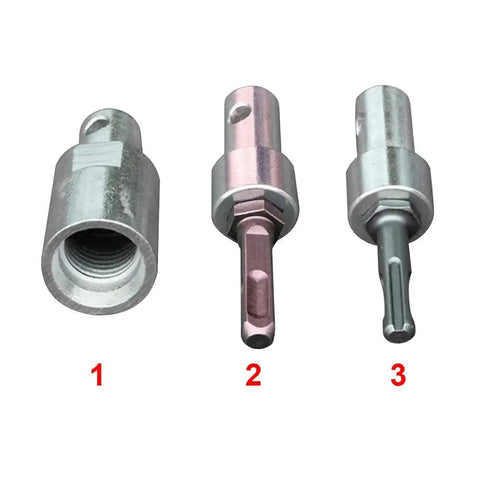 Drill Bit Adapter SDS To Square Drive Converter For Power Tools Durable Heavy Duty Earth Auger Arbor DIY Friendly Accessory
