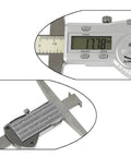Double‑Hook Digital Depth Gauge Waterproof Stainless Steel Electronic Vernier Caliper with LCD display showing 17.78mm measurement.