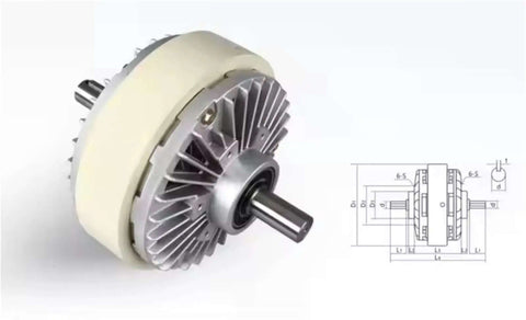 Automatic Tension Controller With Auto And Magnetic Powder Brake For Printing Machinery Flexible Industrial Tensioning System