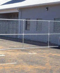 Heavy Duty Chain Link Sliding Gate Rollers Set With 5 Inch Wheels for sturdy gate movement.