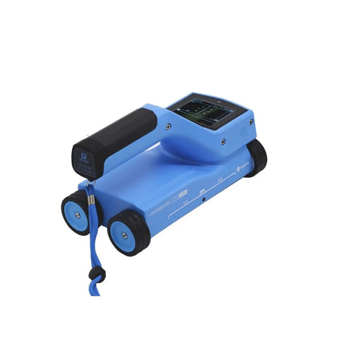 Dead Nuts Accurate Wall Scanner With Sleek Compact Frame Finds Pipes Cables Rebar And Measures Concrete Depth zero headaches, side view, blue design