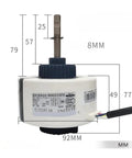 Indoor Unit DC Fan Motor Replacement Spare Part For Air Conditioners Beefy Built To Last High Efficiency Industrial Grade Performance Low Noise Reliable Easy Install, 8mm shaft
