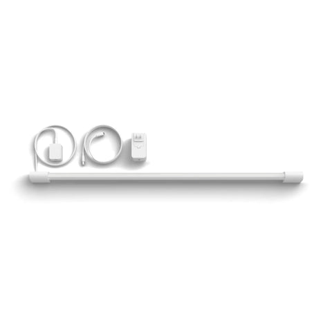 White And Color Ambiance Smart LED Tube For Immersive Gaming And TV Experiences 1 Pack with accessories displayed on white background.