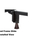 Replacement Bed Frame Feet To Replace Wheels, Steel Stem Design For A No Slip, Sturdier Bed And Floor Protection Installed