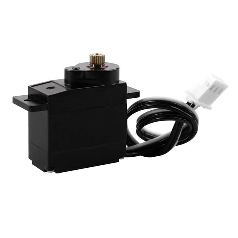 Beefy Lightweight Digital Servo 6V Serial Bus Single Axis Programmable Robot Servo With TTL Feedback For Arduino DIY Projects 2.3Kg Torque PID Control 330 Degree High Resolution Sensor For Precise Positioning, shown with cable and connector.