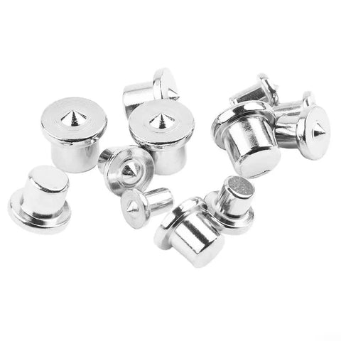 12 Piece Dowel Center Point Set For Cabinet Table Bed And Bookshelf Alignment Chrome Plated Pins In 6mm 8mm 10mm And 12mm