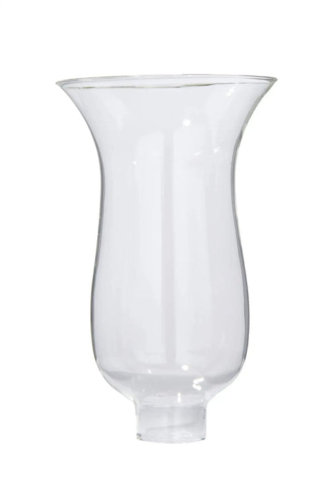 Medium Royal Craft Clear Hurricane Shade With One And Five Eighths Inch Fitter And Eight And A Quarter Inch Height Classic Curved Glass Replacement Shade For Traditional Style Lamps