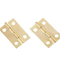 Rotating Concealed Hinges for Doors and Cabinets 10 Pieces 24 By 16 Millimeter Gold Finish Butt Hinge with four holes