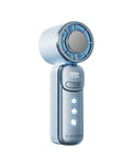 Portable Handheld Turbo Fan With Ice Cooling And 199 Speed Infinite Adjustment Rechargeable Personal Fan For Travel Outdoor