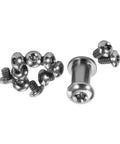 Industrial Strength Titanium Replacement Screws And Pivot Hardware Kit With A Deep Carry Pocket Clip For Folding Knife Upgrade, 13 pieces.