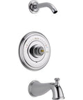 Cassidy 14 Series Bathtub And Shower Trim Kit Chrome Finish Without Handles Or Showerhead Monitor Pressure Balance Valve For Safe Temperature Control Trim Kit Only Requires Universal Rough In And Separate Handle