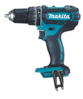 Eighteen Volt Combo Drill Featuring Rock Solid Keyless Chuck Dual Gear Motor Up To Sixty Two Newton Meters Torque, side view detail.