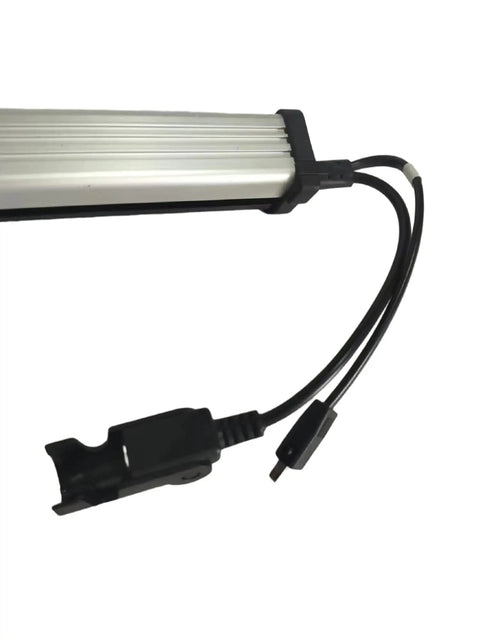 Power Recliner Motor Replacement With Cord KDPT007-279 Linear Actuator, aluminum body, cord attached, for sofas and chairs.