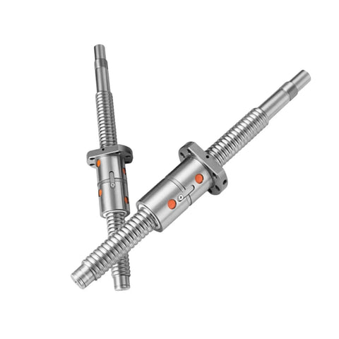 Double Nut Ball Screw Assembly For CNC Machines 1000mm Length With C7 Pro Grade Precision Right Hand Thread Roller End Built To Last BK12 BF12