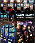 BA9S LED Bulbs 10 Pack Mega Bundle 10 To 30V Warm White For Lionel Trains And Vintage Lights Indicator Panels House Numbers Bingo Machines And Arcade Flashboards - Bingo board LED display replacement for gaming machines.
