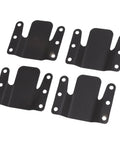 Heavy Duty Sofa Connector Bracket Four Pack Interlocking Sofa Connectors with hardware, durable metal, for sectional assembly.
