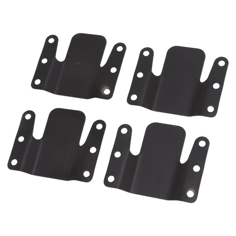 Heavy Duty Sofa Connector Bracket Four Pack Interlocking Sofa Connectors with hardware, durable metal, for sectional assembly.