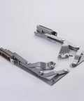 Cabinet Door Lift Assist Strut With Dual 250N Hydraulic Gas Springs, metal components for smooth vertical swing opening