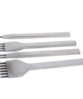 Leather Stitching Punch Kit With White Steel Prongs 5mm Pitch 1 2 4 6 Prong Tools Pro Grade DIY Leather Craft Hand Tool