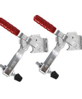 2 Pack Heavy Duty Iron Toggle Clamps With Rubber Tips Quick Release Welding Fixed Clamp For Woodworking Jig Fixtures And Workshop Use