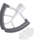 Flex Edge Beater Attachment for Tilt Head Mixers, 4.5-5 Quart Nonstick Metal Paddle With Scraper, Self Scraping Design