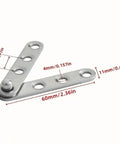 Six Pack Heavy Duty 360 Degree Concealed Hinges For Cabinets And Doors Stainless Steel Flush Mount Fittings with dimensions visible