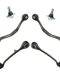 Premium Front Lower Control Arm And Ball Joint Suspension Kit For Bmw X3 2008 To 2010 with four control arms and two ball joints.