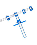 Adjustable Punching Tool For Woodworking Jig For Cabinet Handles Easy Assembly DIY Friendly Hole Locator And Punching Hole