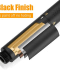 Black finish detail of High Pressure 2 In 1 Handheld Shower Head Set With 7 Inch Spray Head And 59 Inch Hose Brass Construction