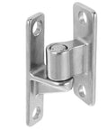 Detachable stainless steel door hinge with wall-mount plates and pin, heavy-duty 5/8-in hinge