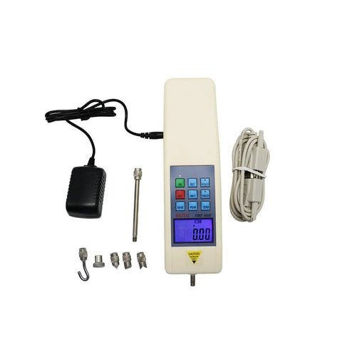 Push Pull Force G Portable Dynamometer Test Meter For Accurate Compression Readings 30N High Resolution with probes and cables
